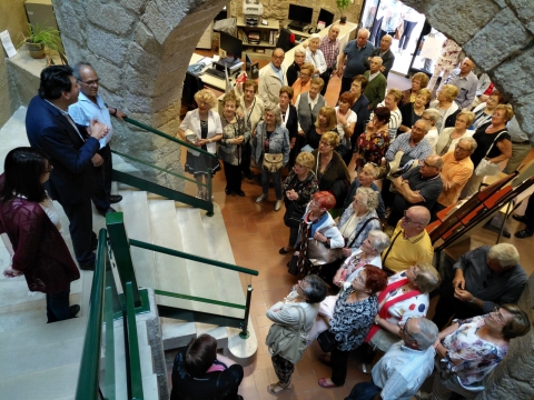 El president del Consell Comarcal rep als participants a la seu del Consell