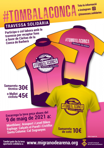 Es posen a la venda productes esportius solidaris per a col·laborar amb #tombalaconca