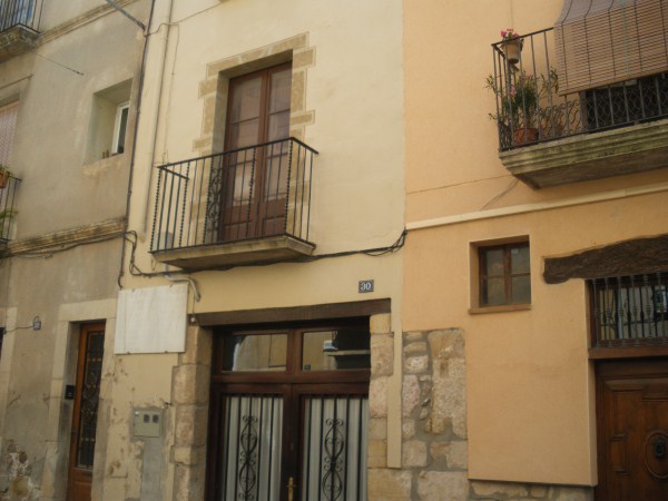 Placa dedicada a rafael folch i andreu 