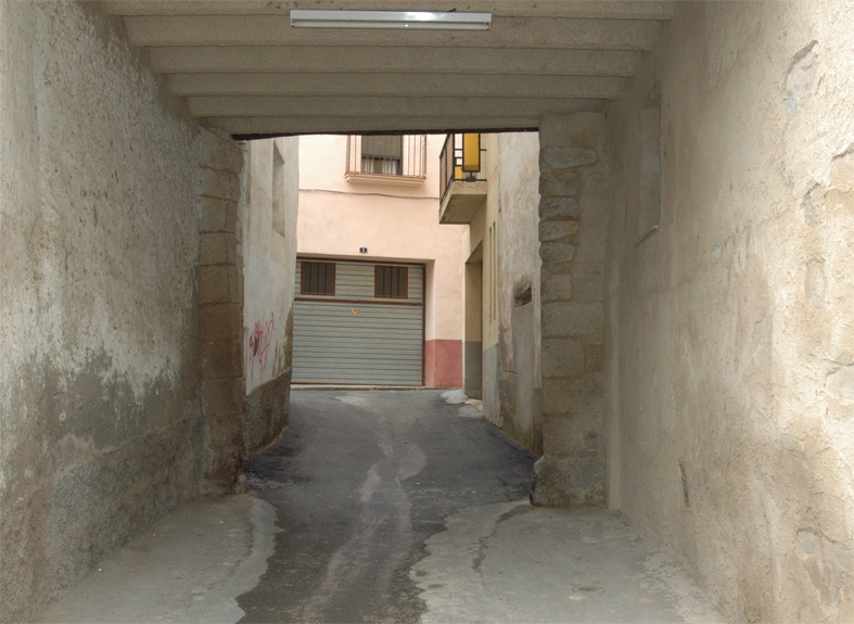 Portal del carrer targa 