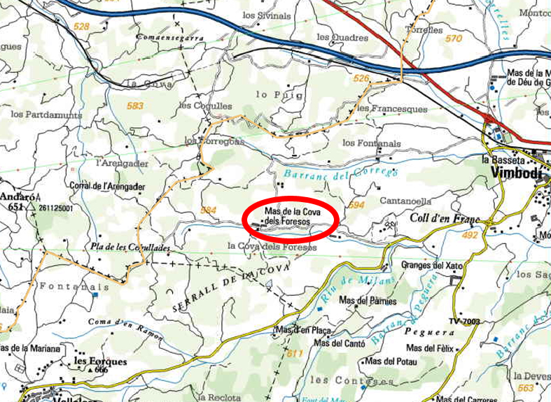 Mas de la cova dels foresos 