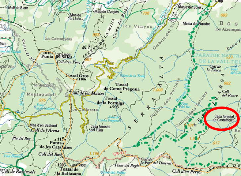 Casa forestal de castellfollit 
