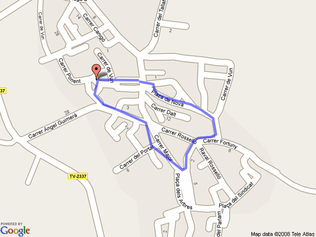 Restes del mur de la vila 