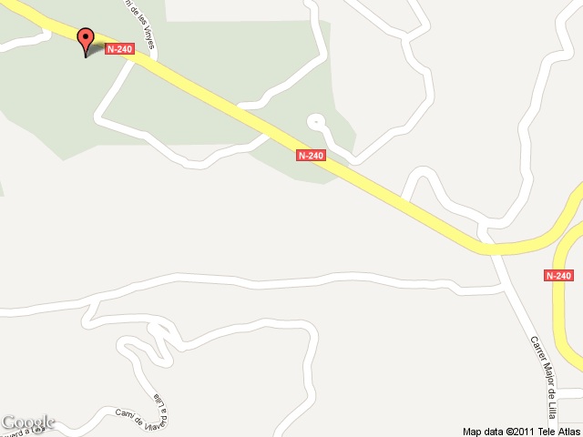 Creu del lloc de la mort del bisbe auxiliar de tarragona. 