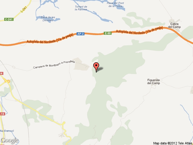 Antiga cisterna del castell de prenafeta 