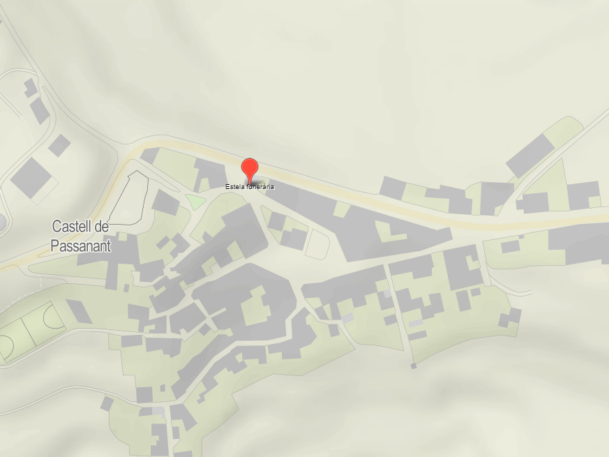 Estela funerària encastada 