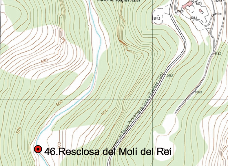 Resclosa del molí del rei 