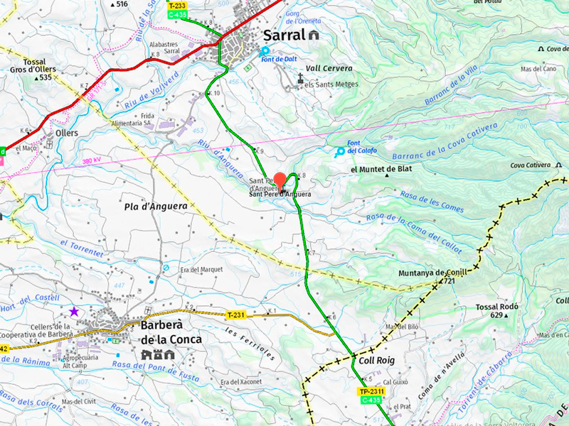 Església de sant pere d'anguera 