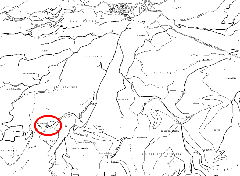 Resclosa del molí del manteta 