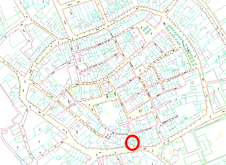 Portal del carrer targa 