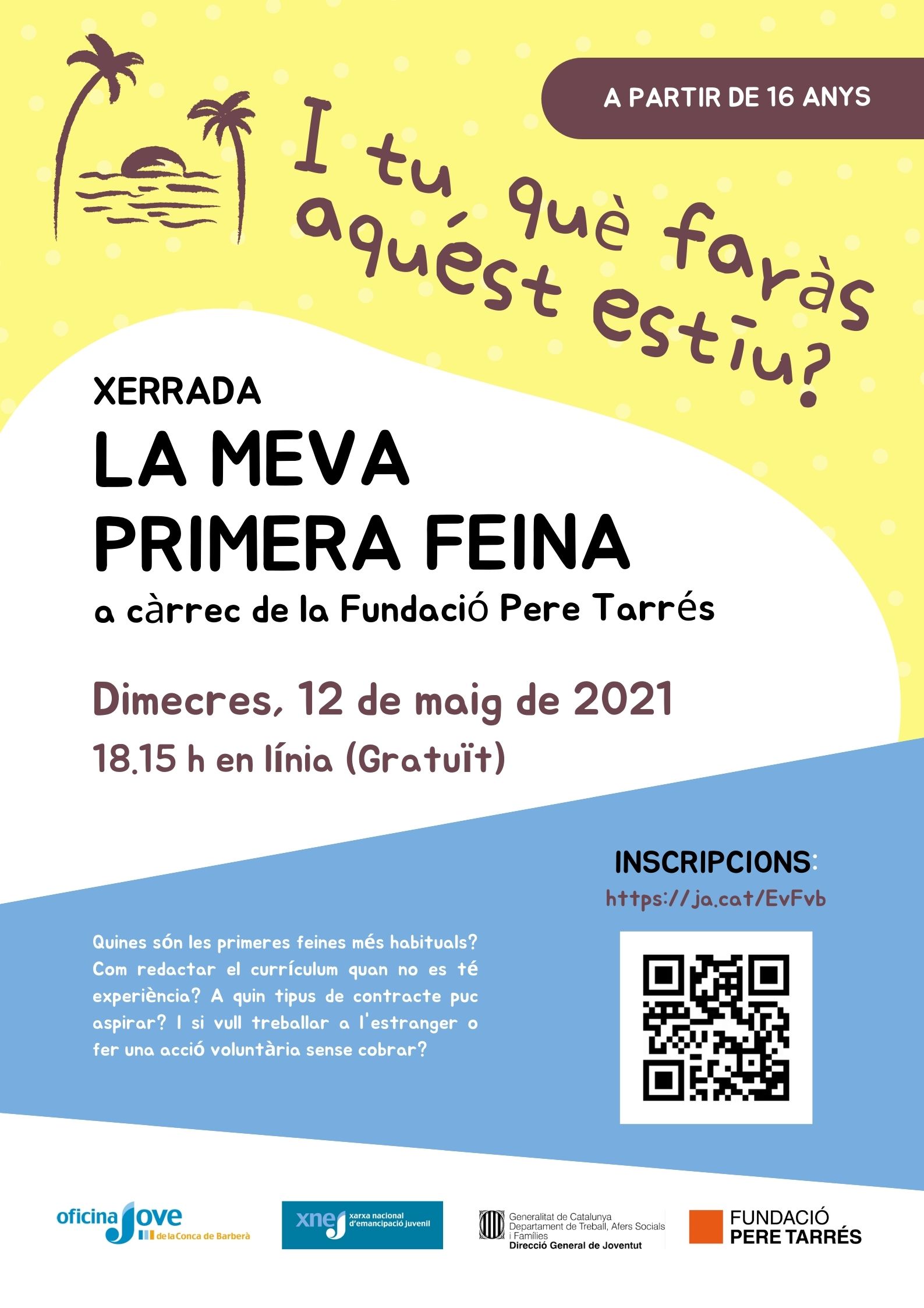 Xerrada: 'la meva primera feina'