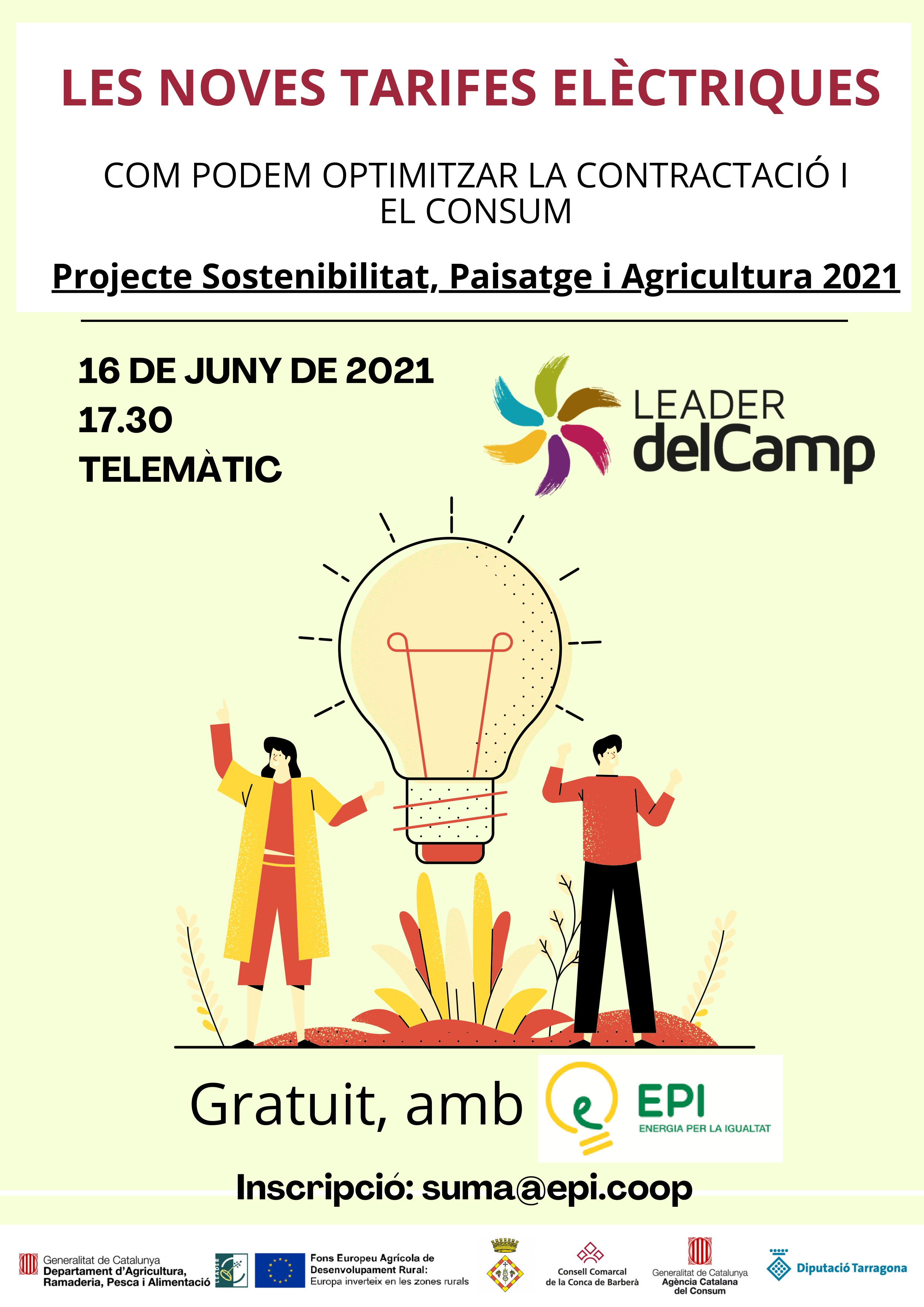 Xerrada sobre les noves tarifes elèctriques