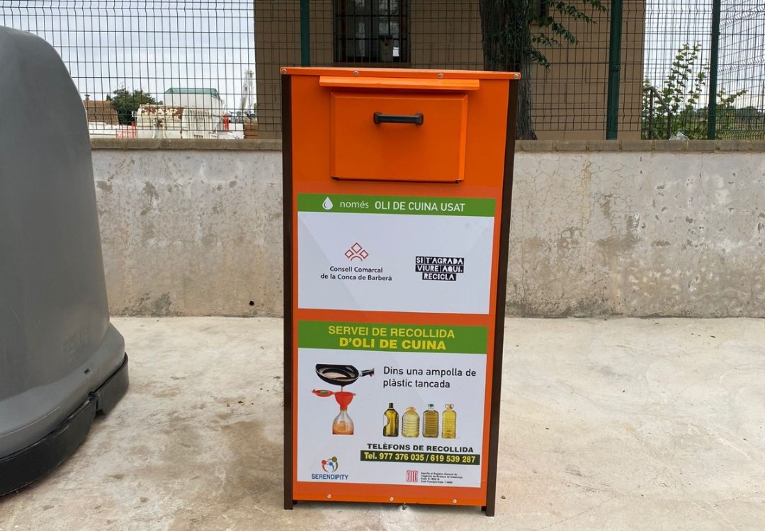 Foment de la recollida selectiva de residus municipals (tèxtil i oli vegetal)