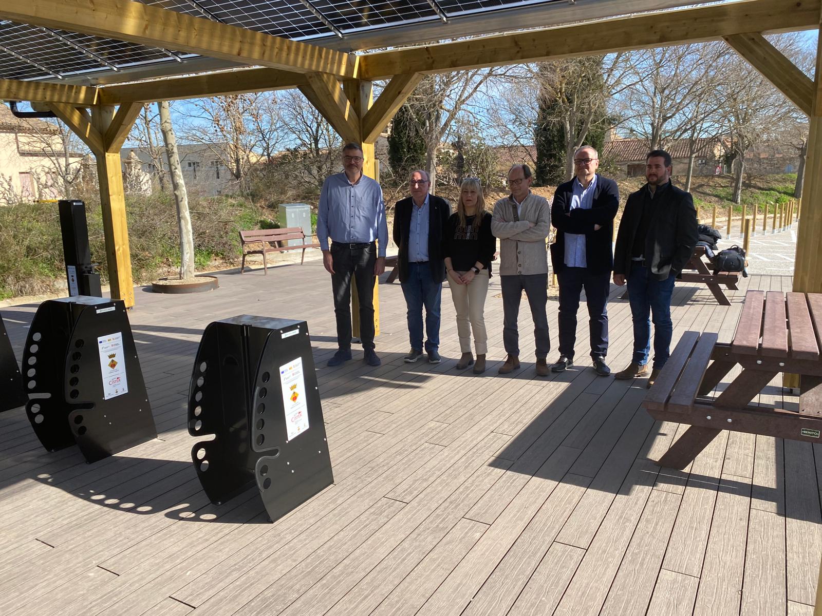 Impuls històric al turisme actiu la ruta del cister estrena una nova xarxa d’àrees de descans cicloturista per a bicicletes elèctriques1.jpeg
