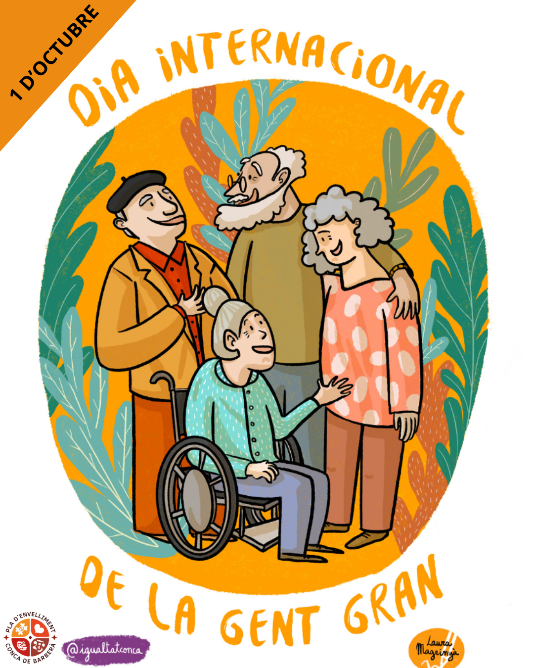 Avui 1 d’octubre és el dia internacional de la gent gran