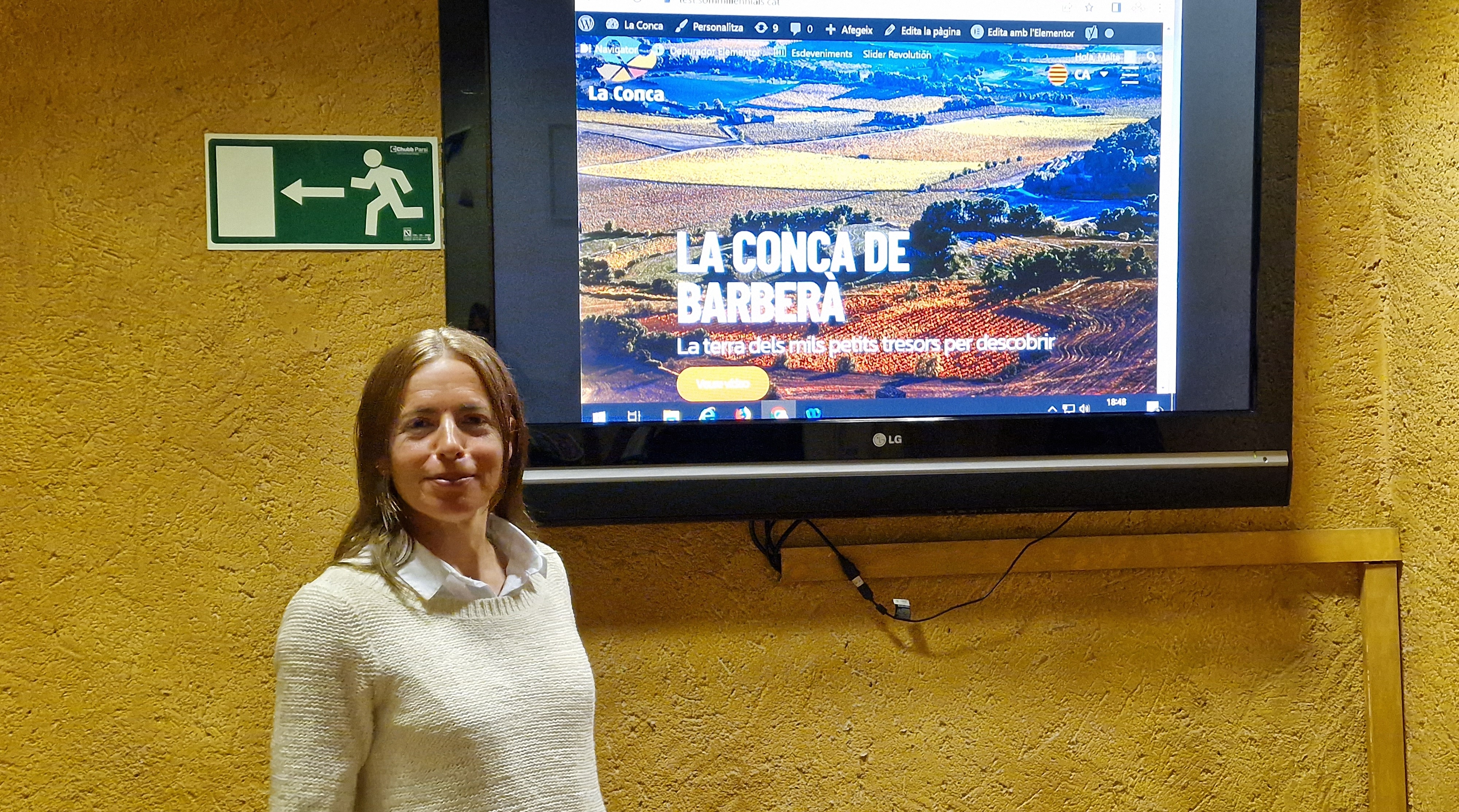 Es presenta la nova pàgina web i el restyling del logotip de turisme del consell comarcal