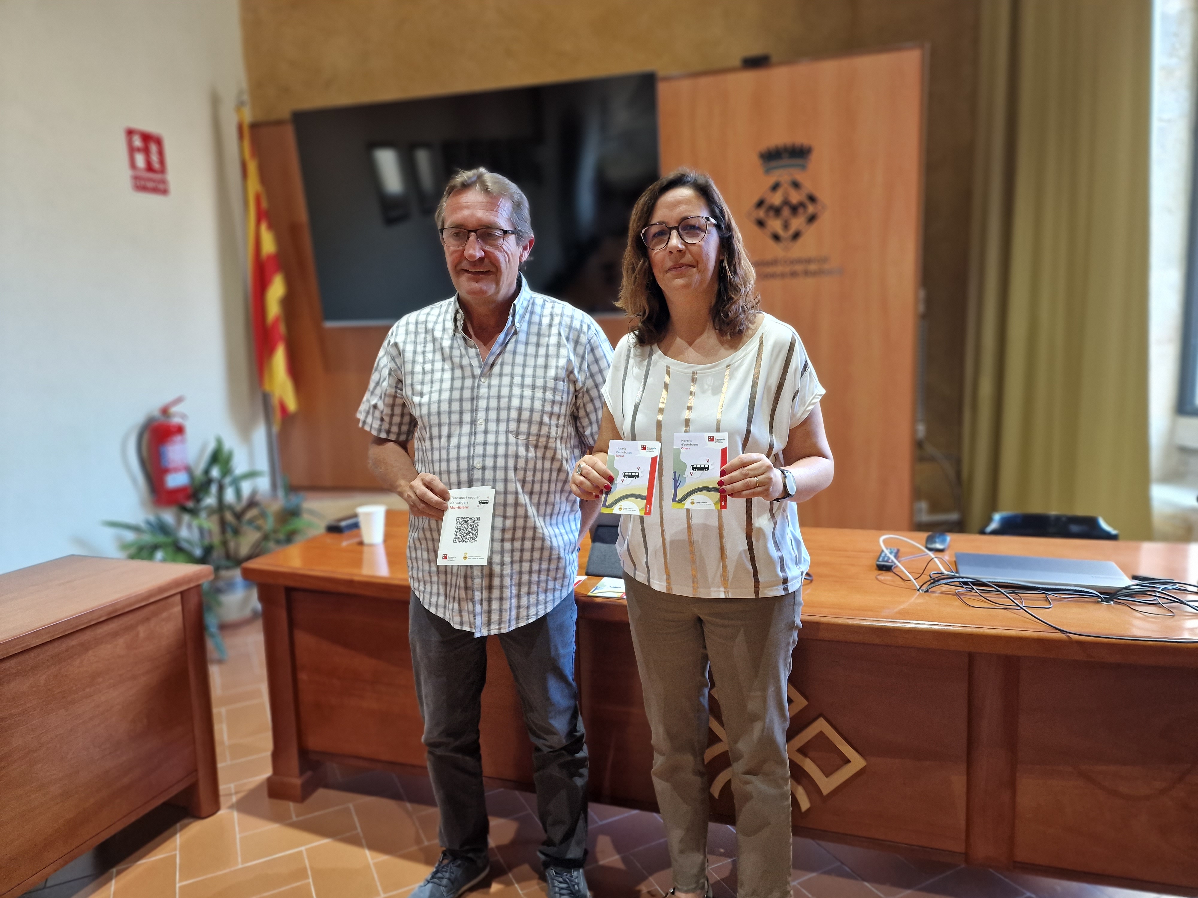 Es presenten les novetats del transport públic de viatgers a la conca de barberà