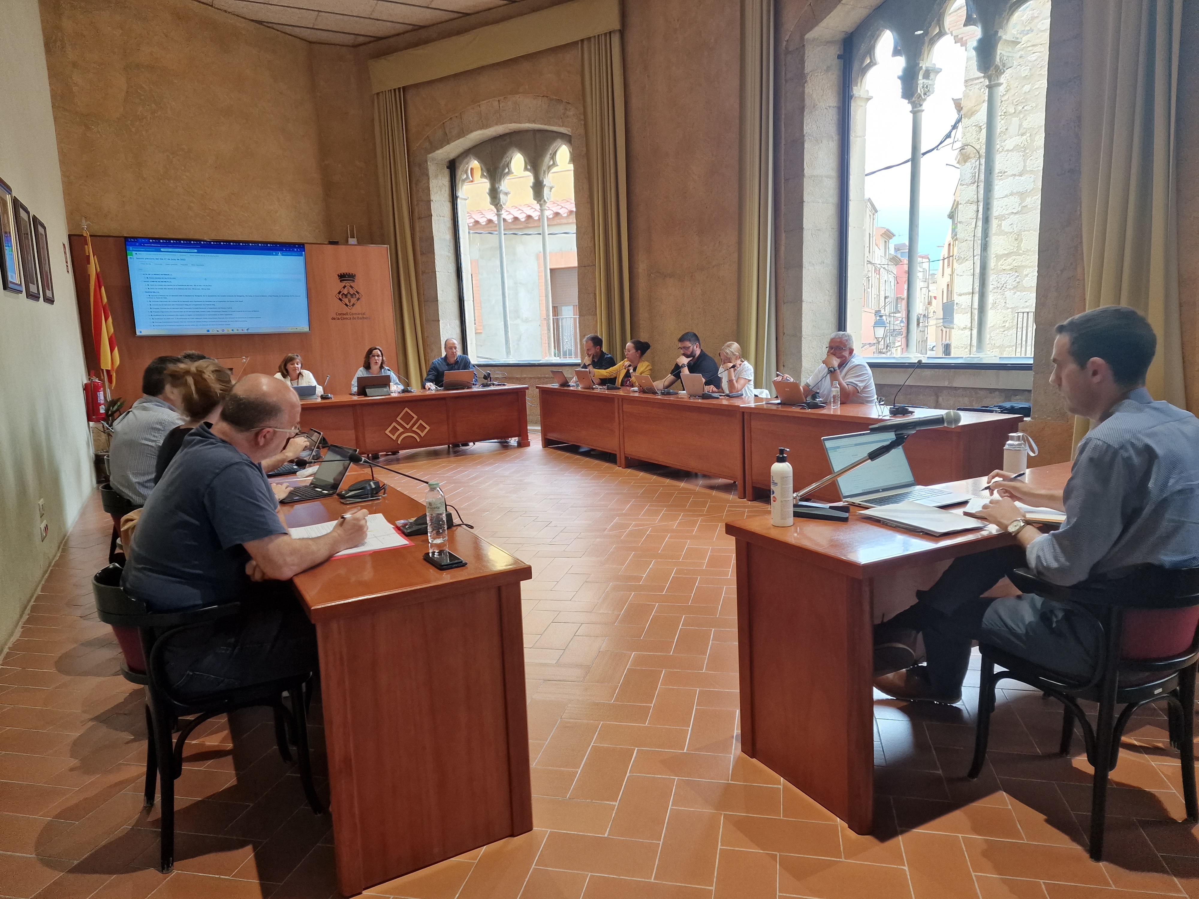 El ple del consell comarcal aprova el conveni marc de col·laboració entre l'institut català d'arqueologia clàssica i el consell comarcal de la conca de barberà