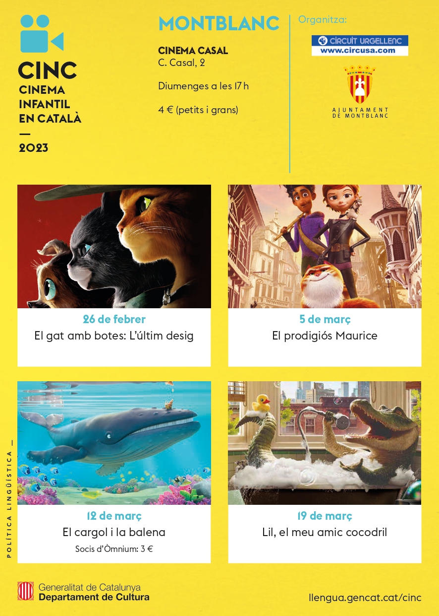 Torna el cinema infantil en català 
