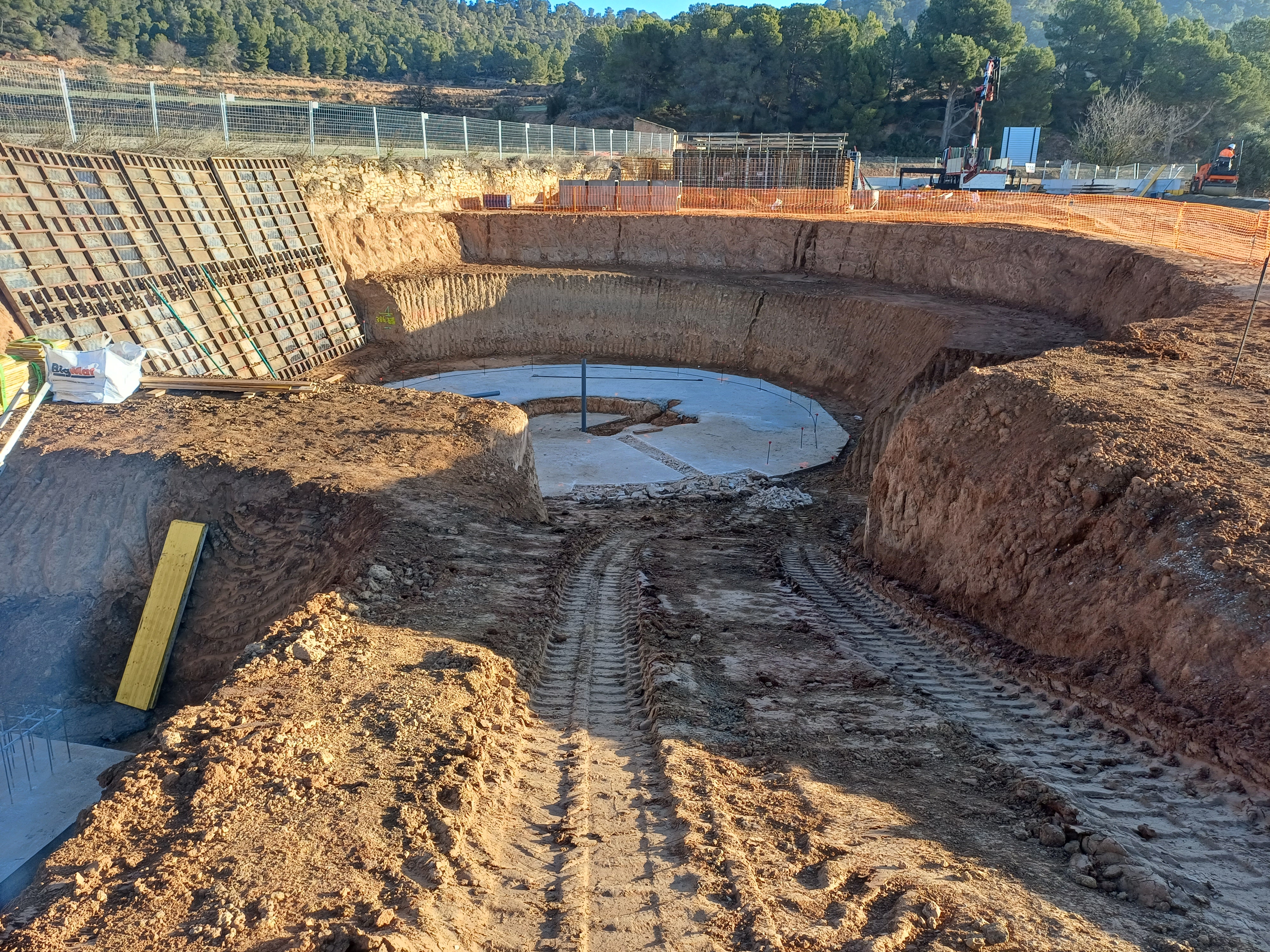 Continuen a bon ritme les obres de l’estació depuradora d’aigües residuals de blancafort