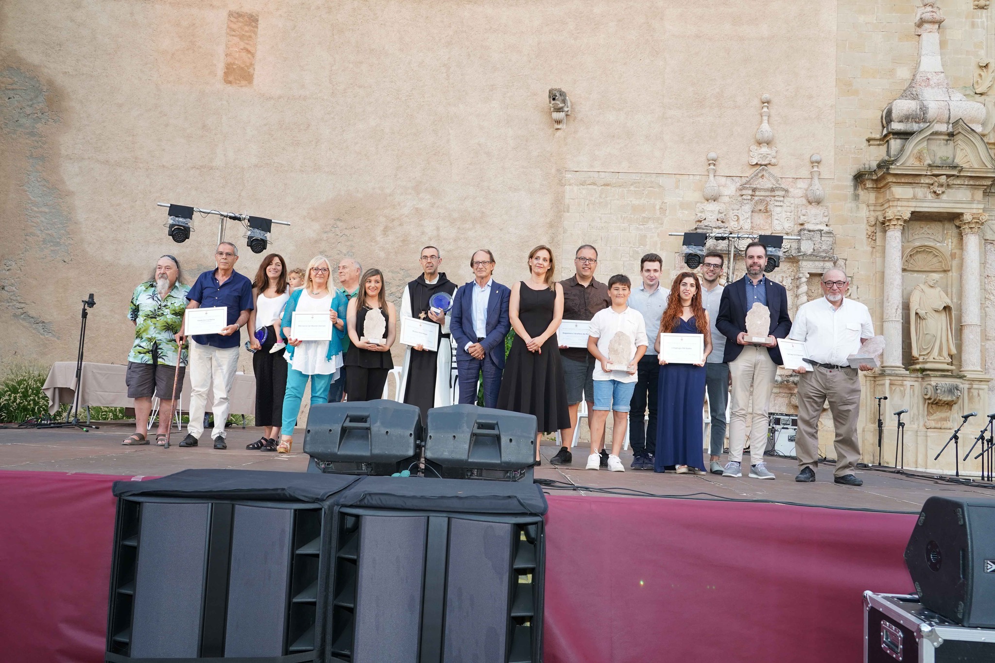 Dues centes persones assisteixen als premis d'honor del consell comarcal de la conca de barberà