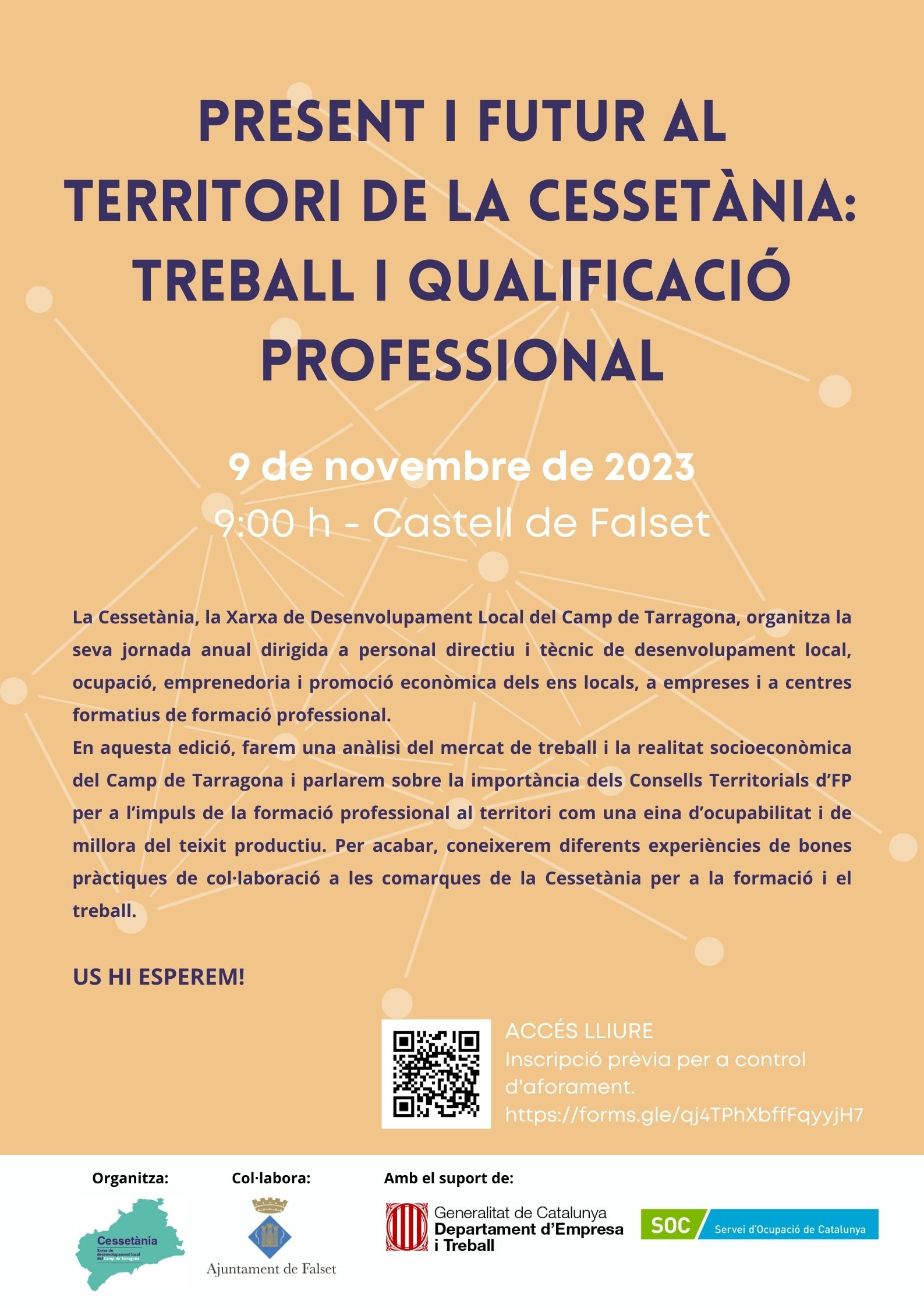 Jornada ‘present i futur al territori de la cessetània: treball i qualificació professional’