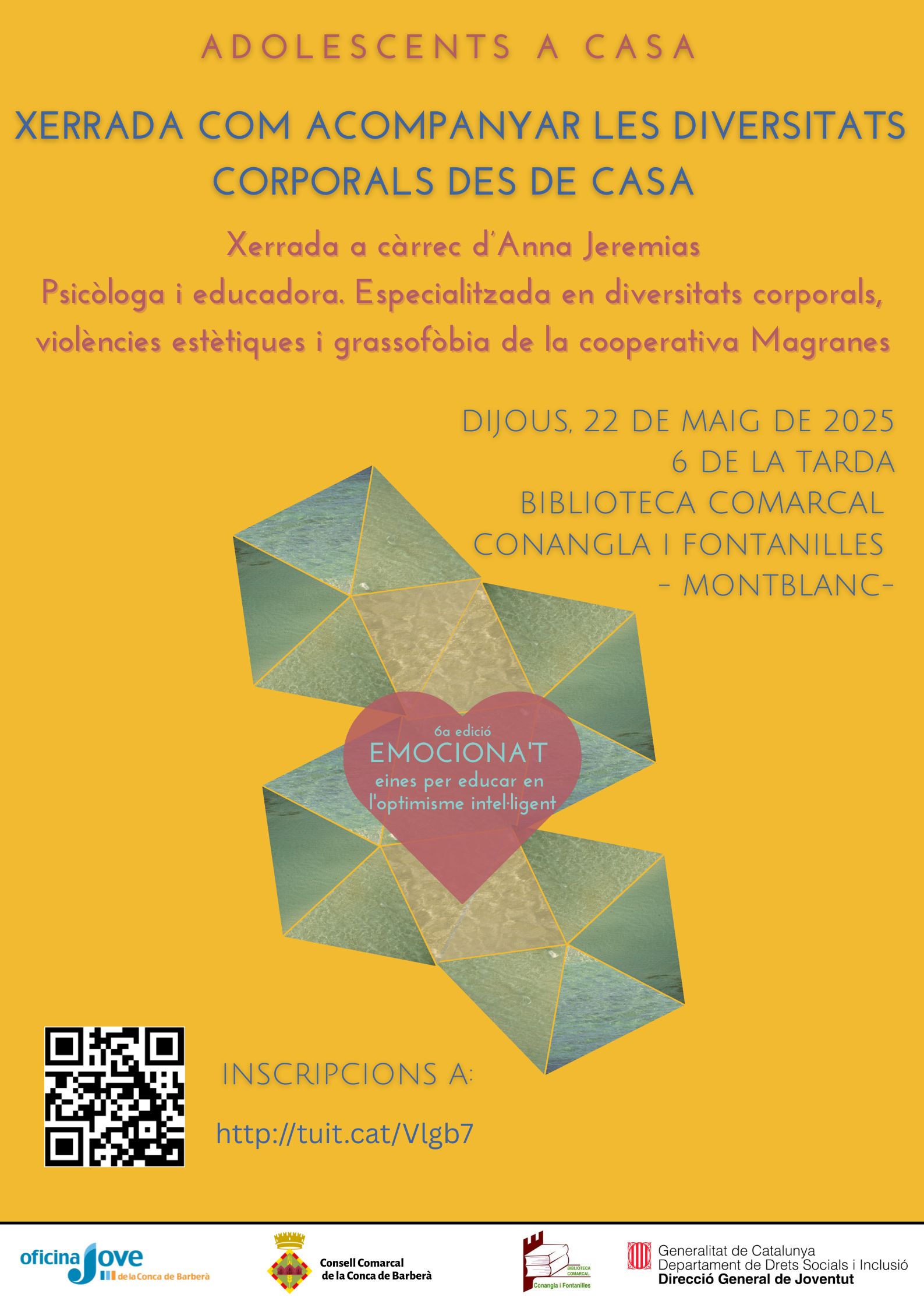 A punt la primera activitat del programa emociona’t de l’oficina jove de la conca  