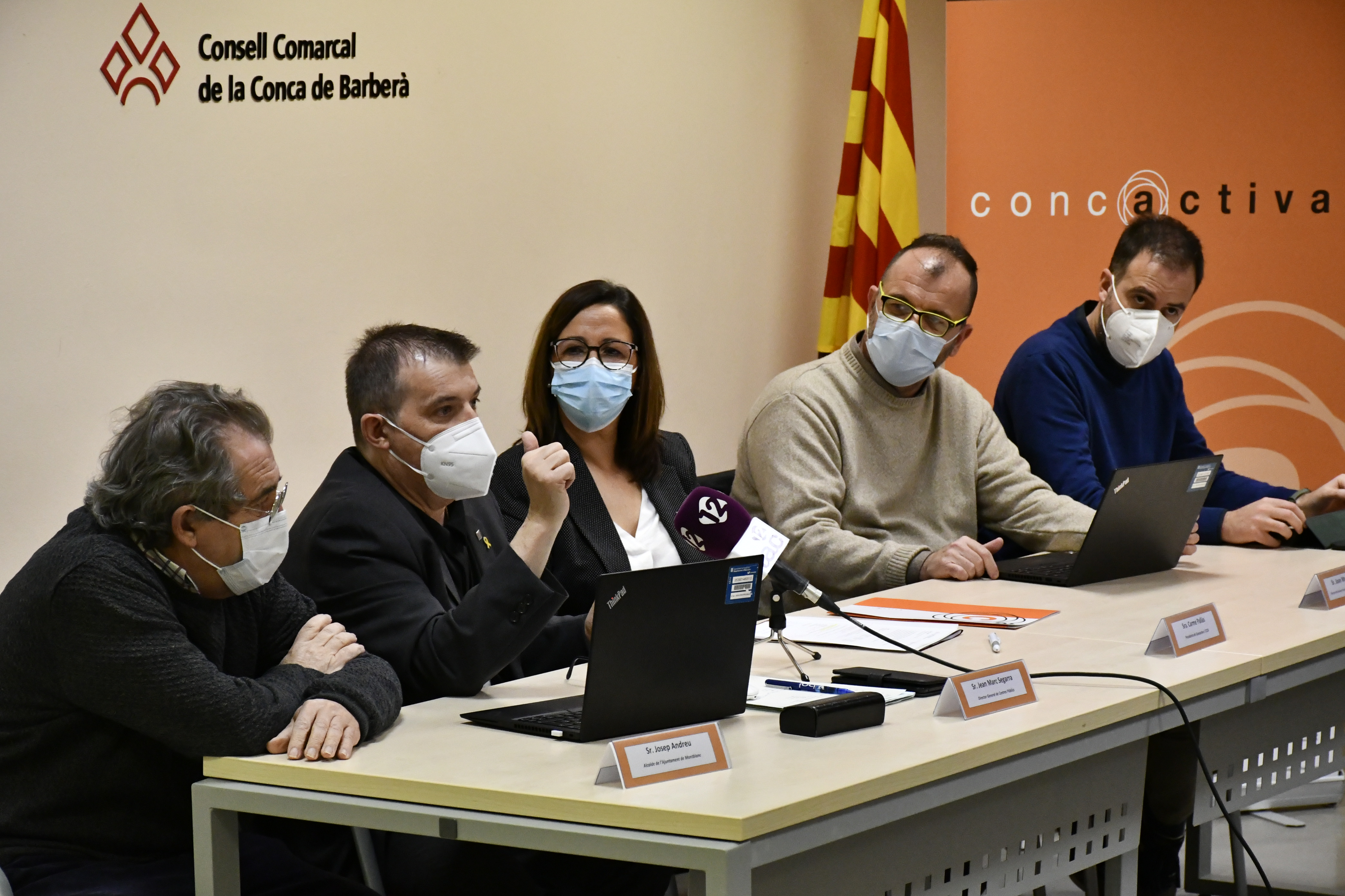 Visita dels representats d’educació de la generalitat de catalunya a concactiva