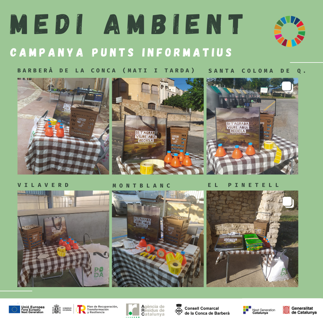 Continuem amb els punts informatius sobre reciclatge i prevenció de residus!