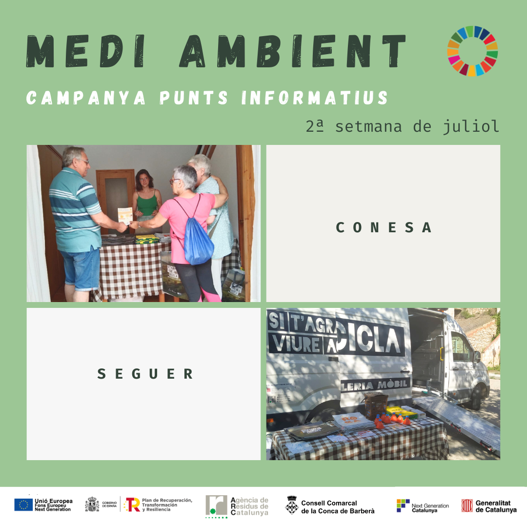 Continuem amb els punts informatius sobre reciclatge i prevenció de residus