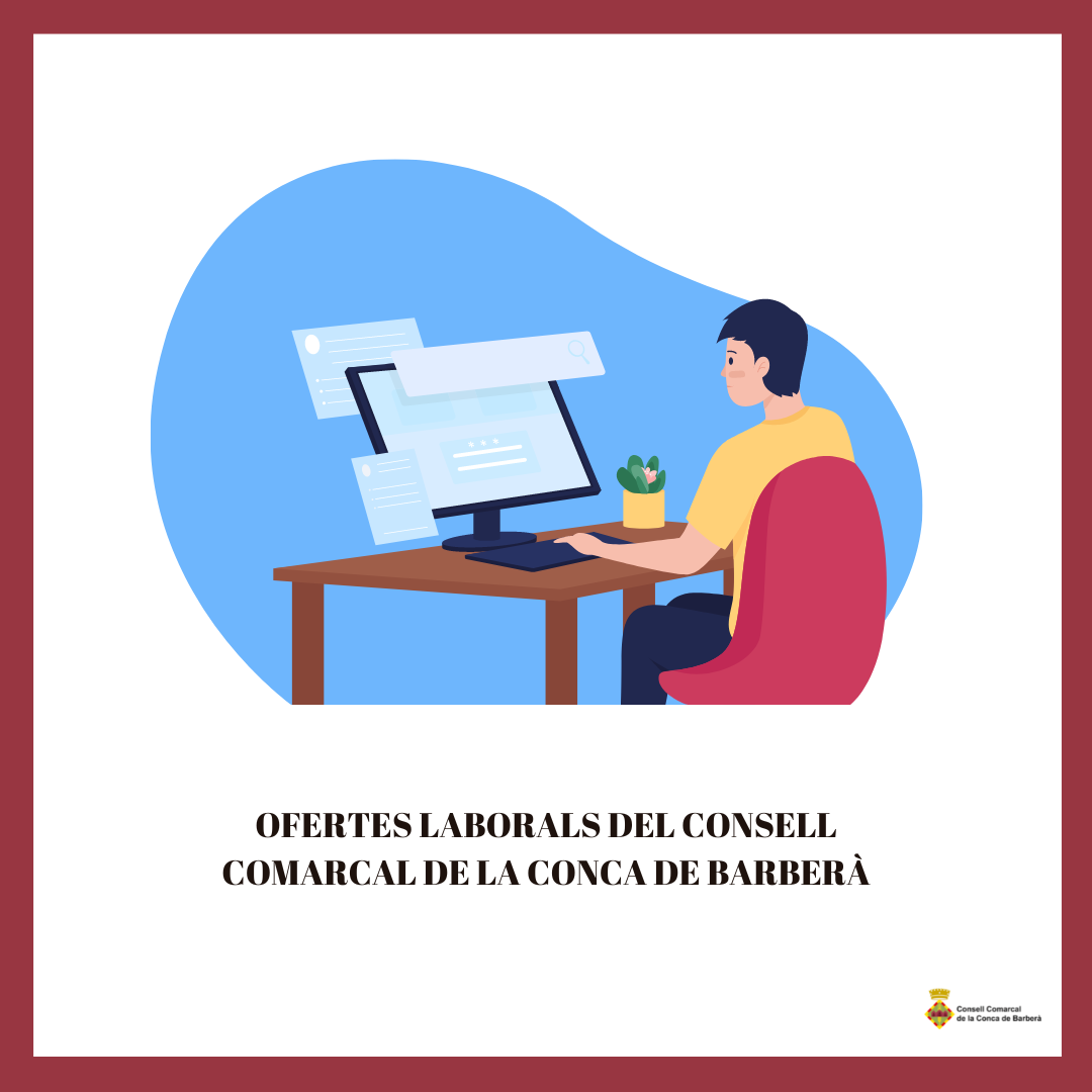 Ofertes laborals del consell comarcal de la conca de barberà