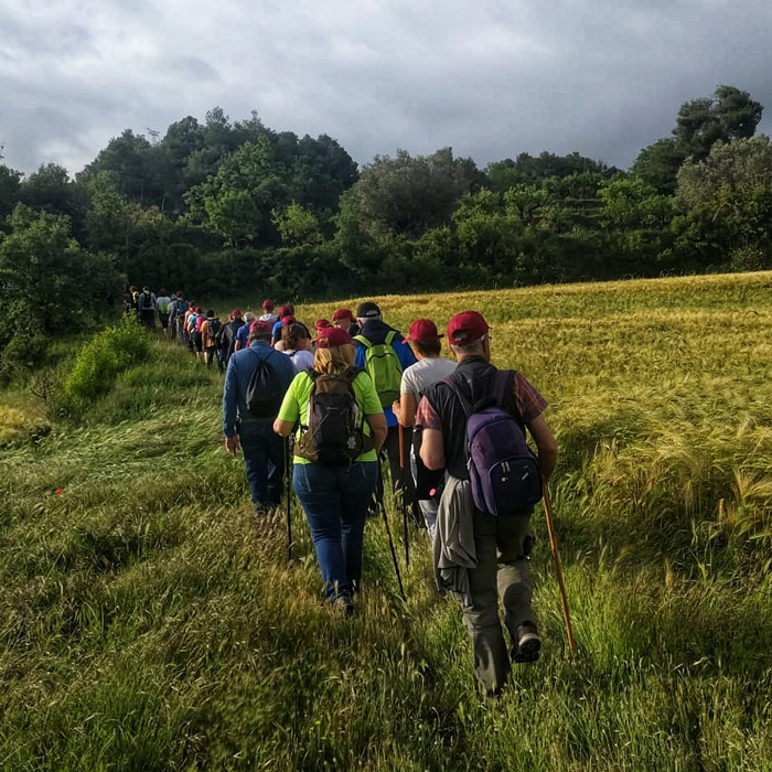 Una caminada per la ruta de l'anguera a sarral posa punt i final a la cinquena edició del cicle caminades per la conca