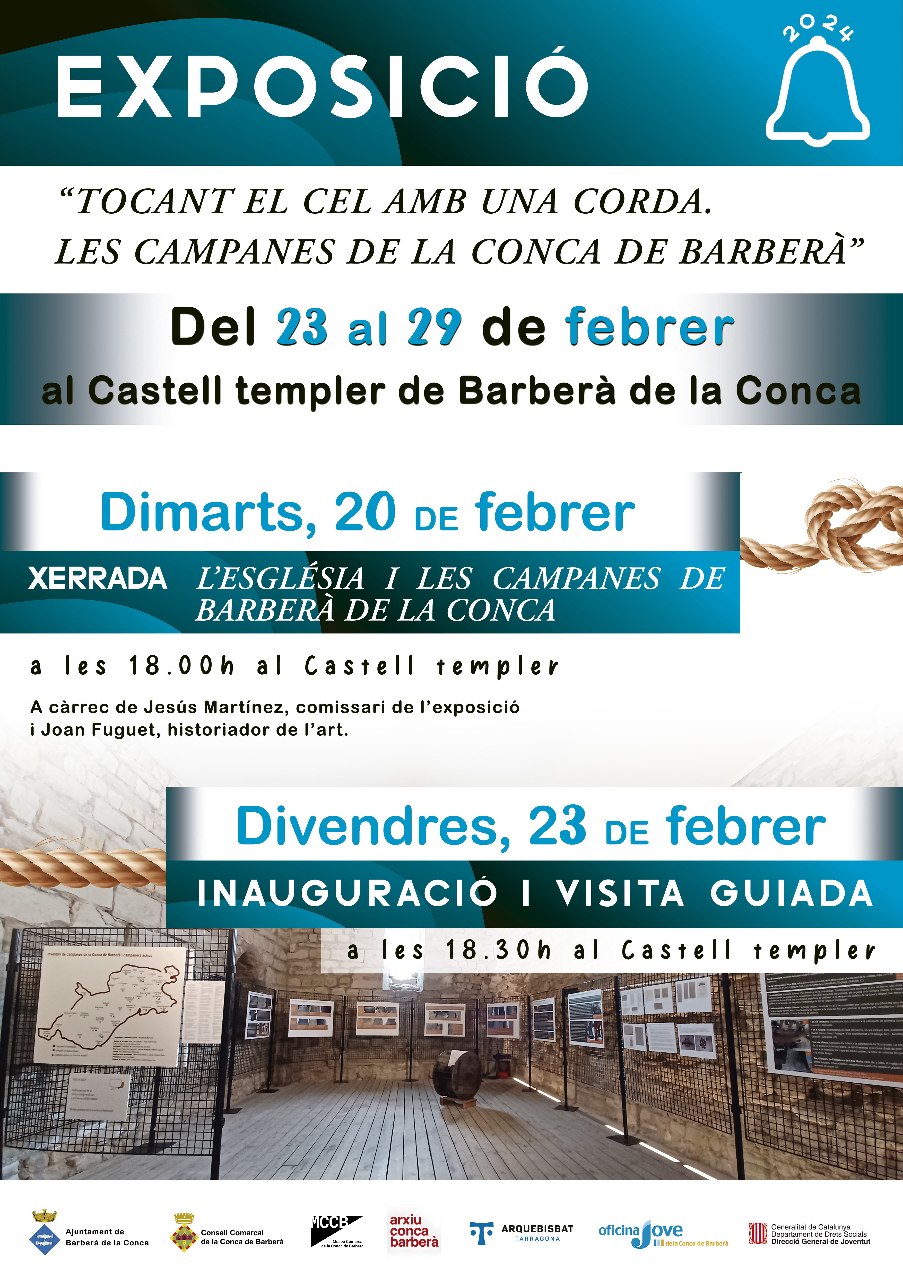 L'exposició dedicada al món de les campanes es podrà visitar al castell barberà de la conca