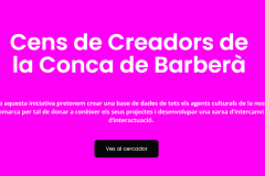 120 agents culturals de la comarca ja s'han inscrit al nou espai web cens de creadors de la conca de barberà