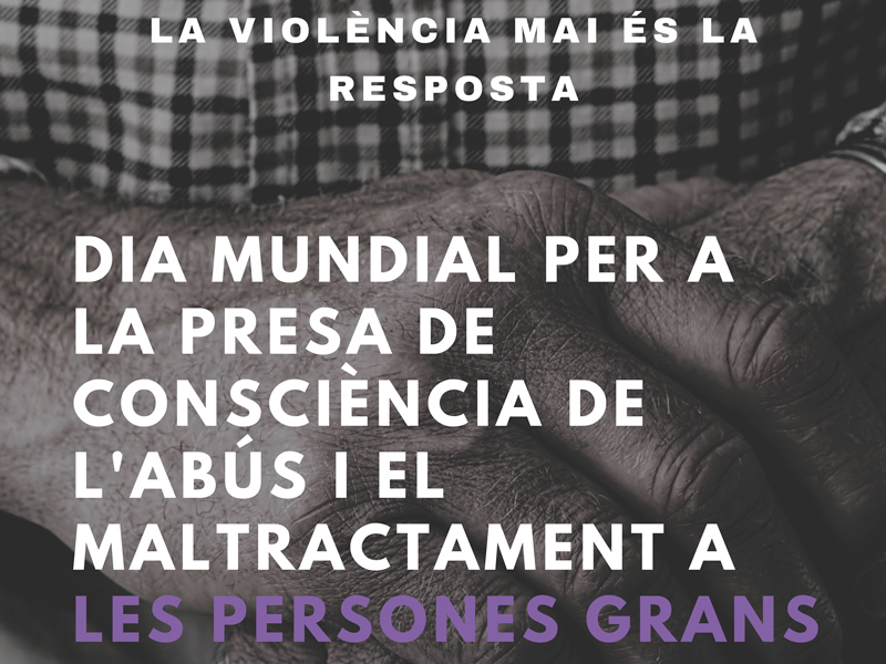 El consell consultiu de la gent gran s’adhereix al dia mundial contra el maltractament a les persones grans