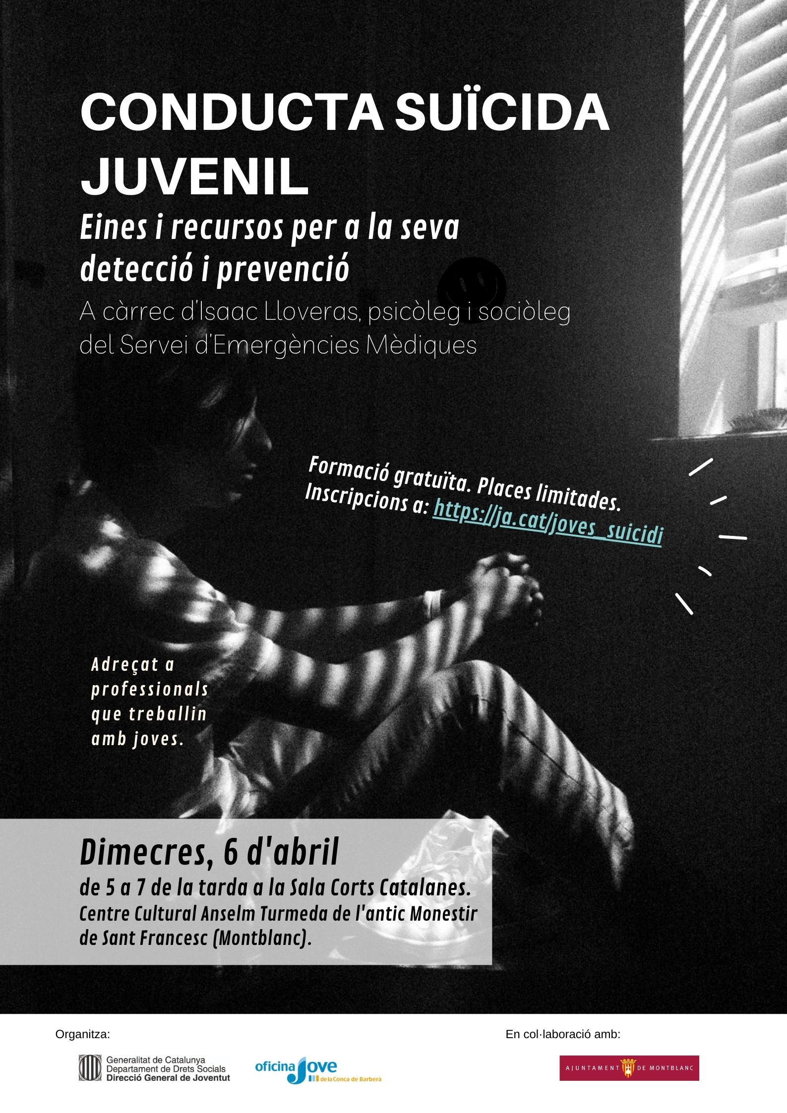 Xerrada formativa sobre detecció i prevenció de la conducta suicida entre joves