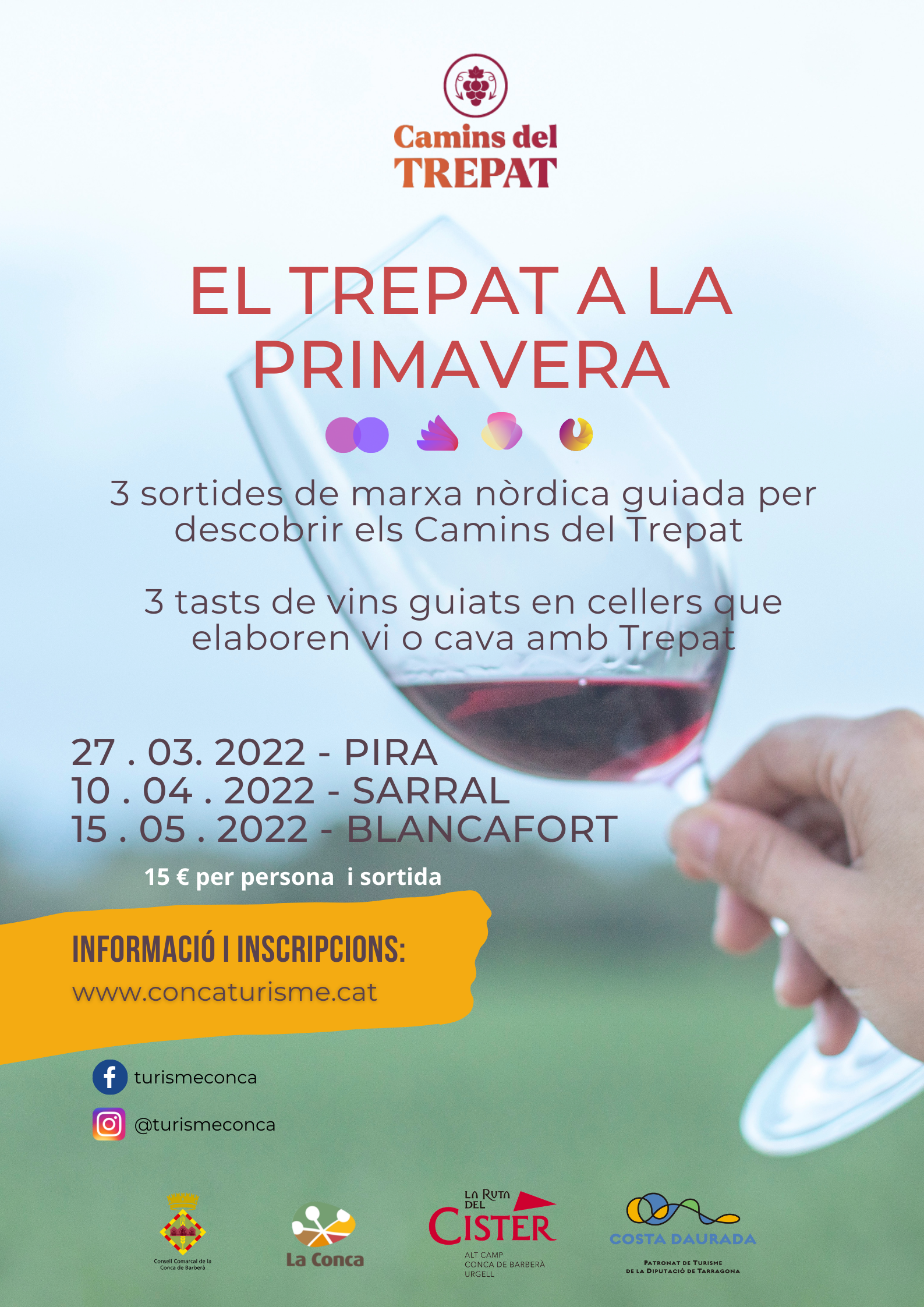 Obertes les inscripcions a la primera marxa nórdica entre vinyes de trepat