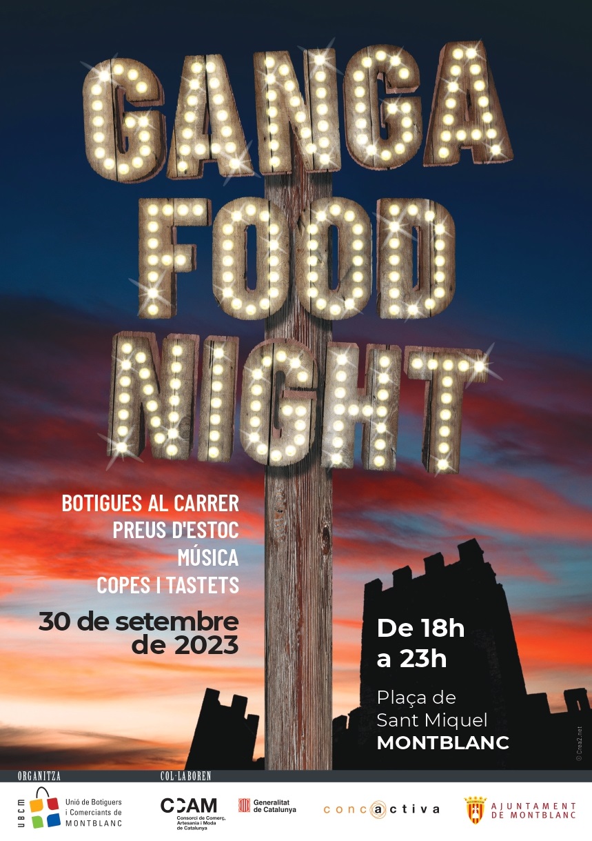Torna la ganga food night, plena de gangues, menjar, música i bon ambient