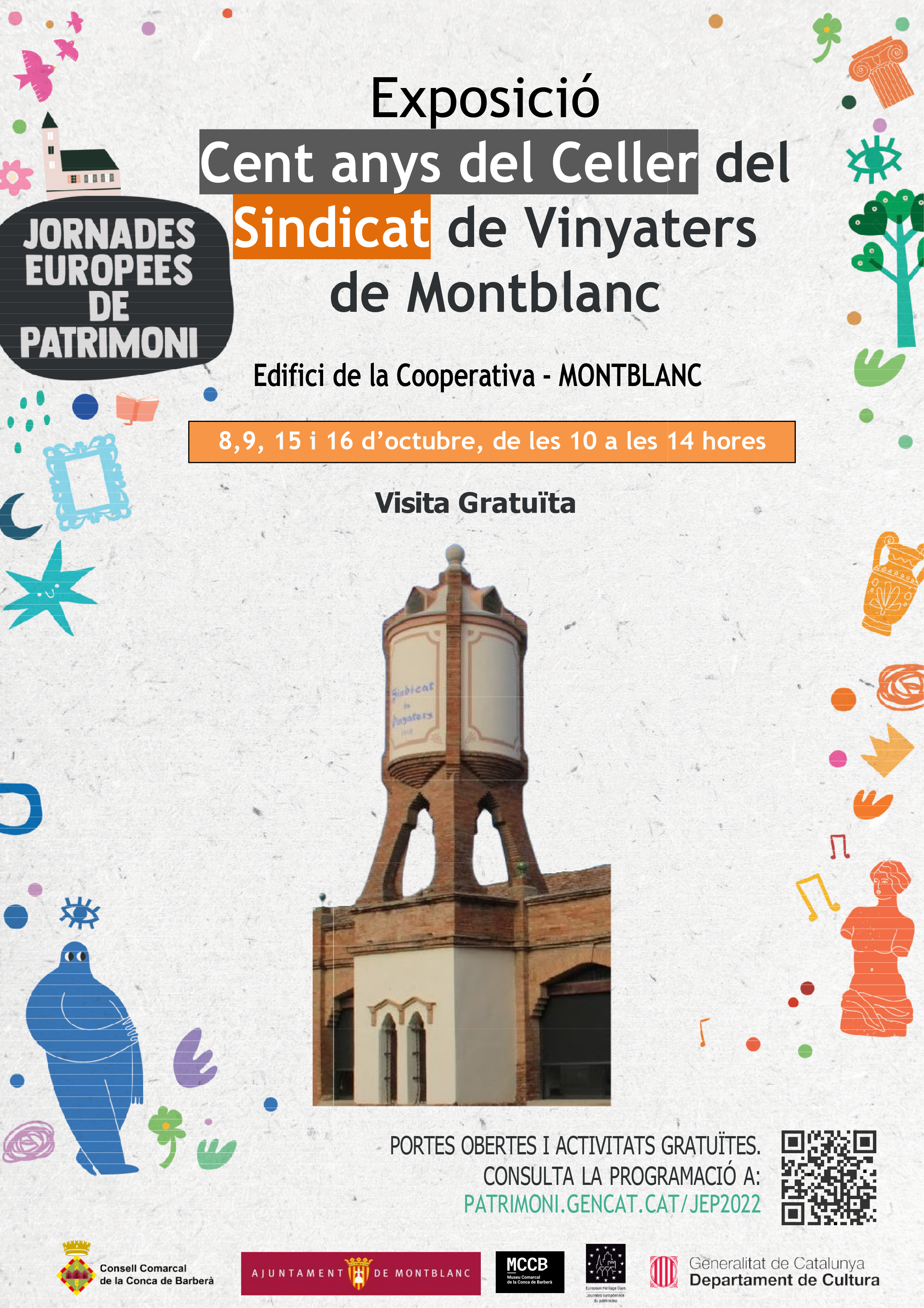 Una exposició commemora els cent anys del celler modernista del sindicat de montblanc