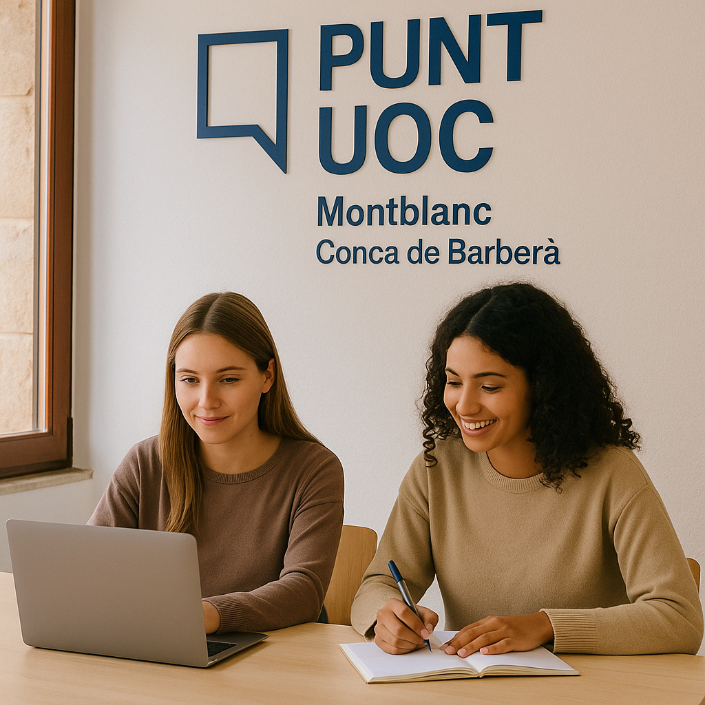 La uoc consolida la seva presència a la conca de barberà amb 80 estudiants actius i una col·laboració estable amb el consell comarcal