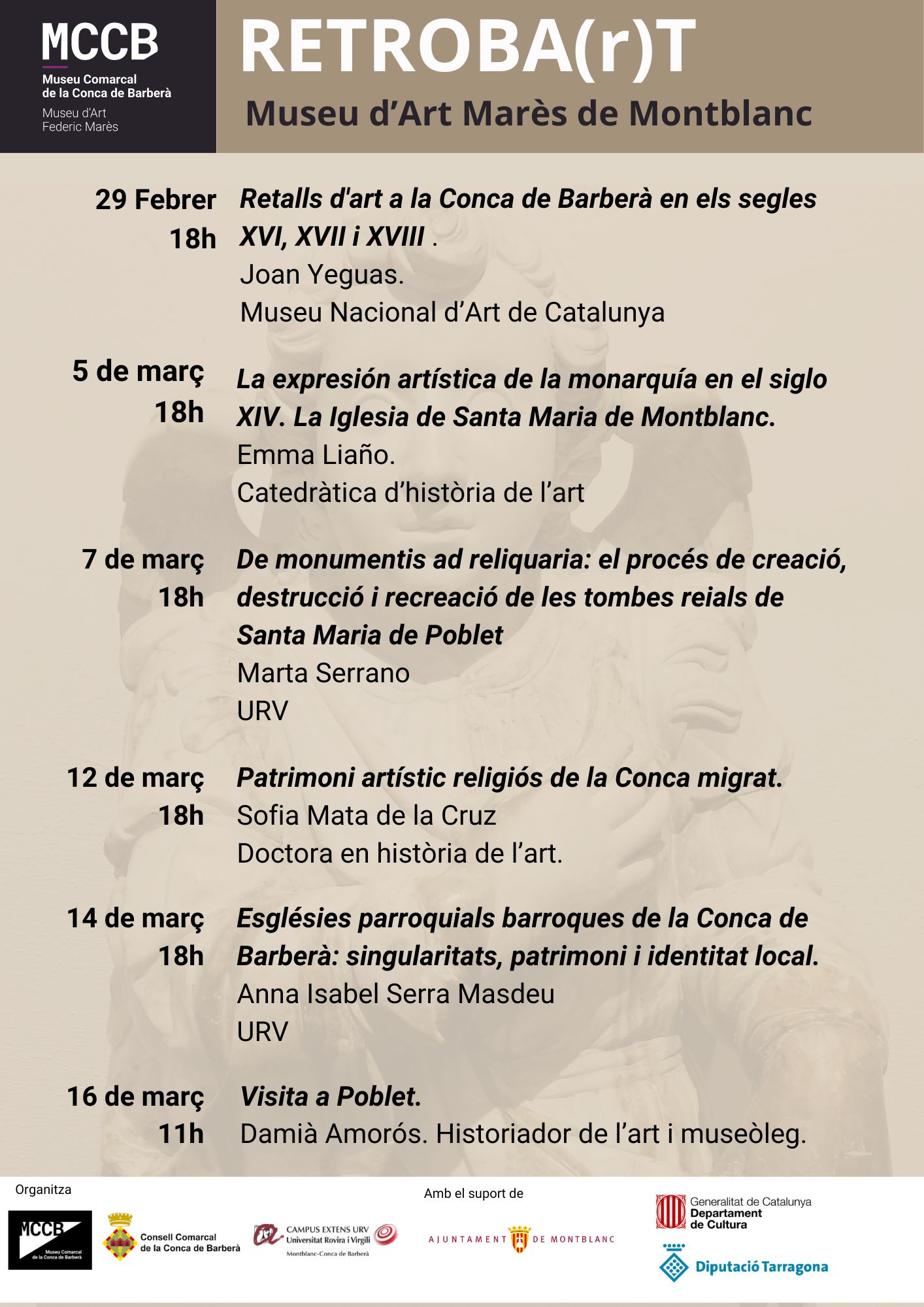 Comença el cicle retroba(r)t al museu comarcal de la conca de barberà