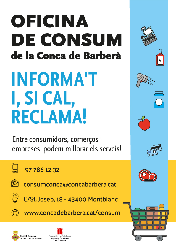 Els serveis de llum i gas continuen sent els més demandats a l'oficina de consum de la conca de barberà