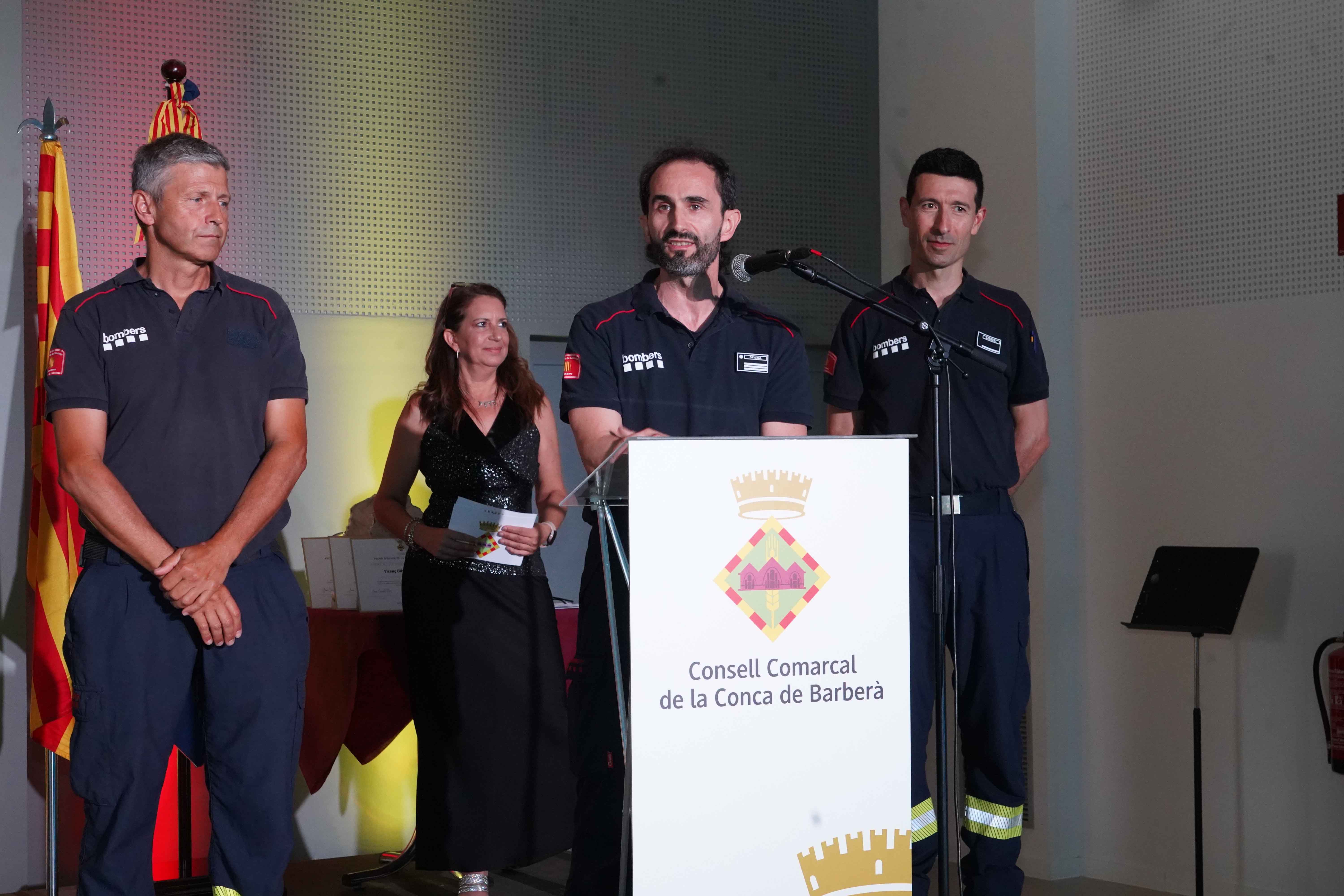 Paper destacat de l’oficina jove de la conca a l’acte de lliurament dels premis d’honor de la conca de barberà