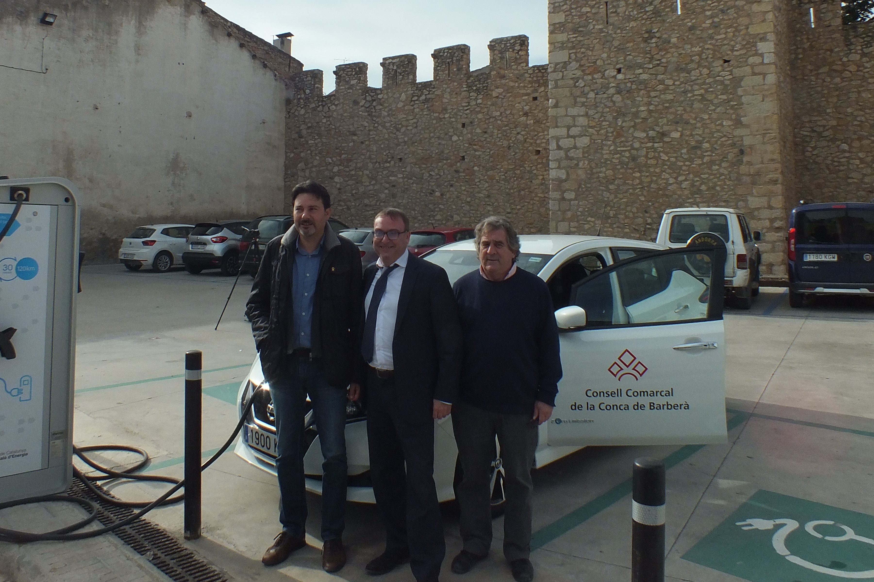 Presentació del nou vehicle elèctric adquirit pel consell comarcal