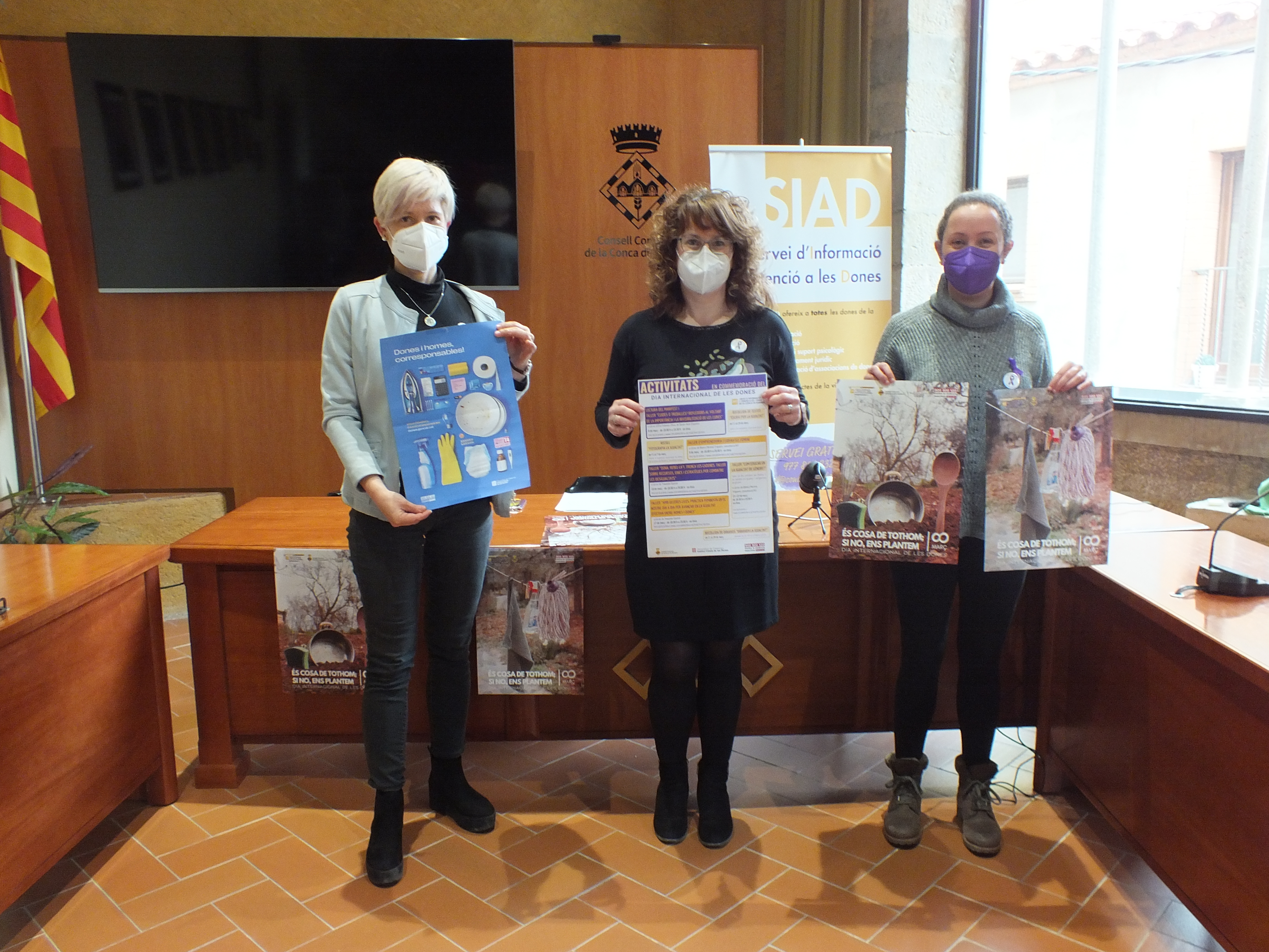 El siad presenta la campanya ‘és cosa de tothom; si no, ens plantem’ amb motiu del 8m