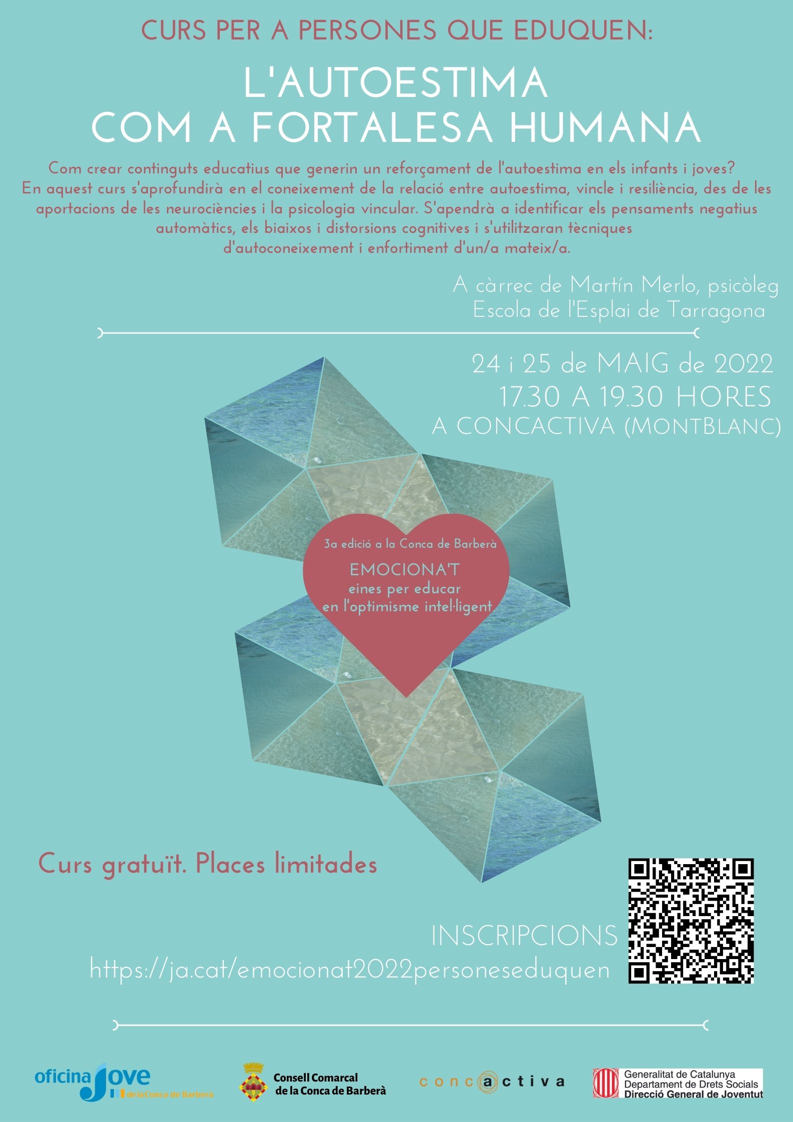 “l’autoestima com a fortalesa humana”, segona activitat del programa emociona’t