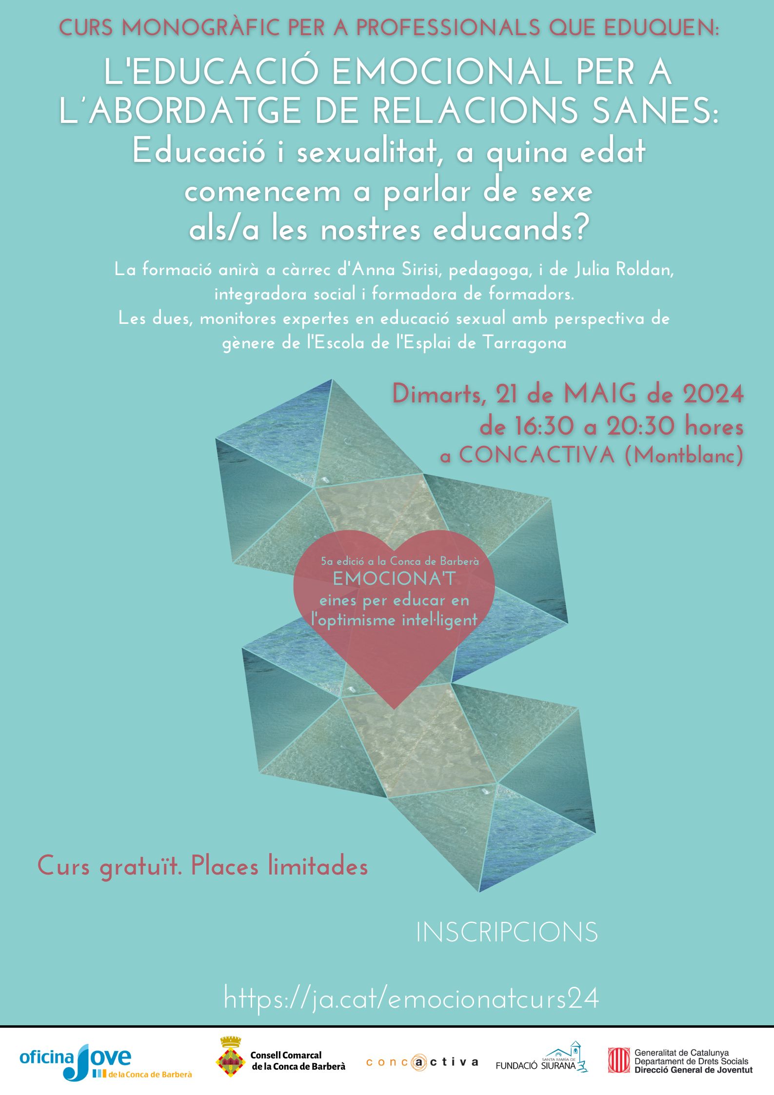 Arriba la 5a edició del programa emociona't de l'oficina jove de la conca