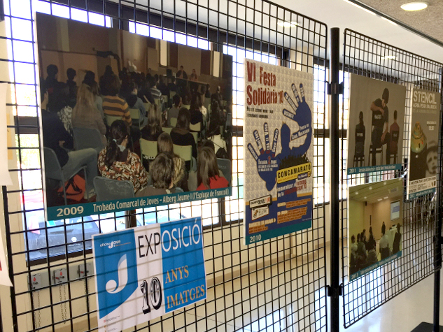 L'exposició fotogràfica "10 anys, 10 imatges" del desè aniversari de l'oficina jove de la conca itinerarà per la comarca