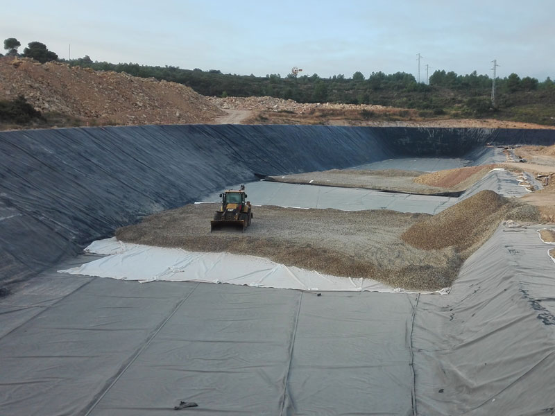 Finalitzen les obres d'ampliació del dipòsit controlat del centre de tractament de residus