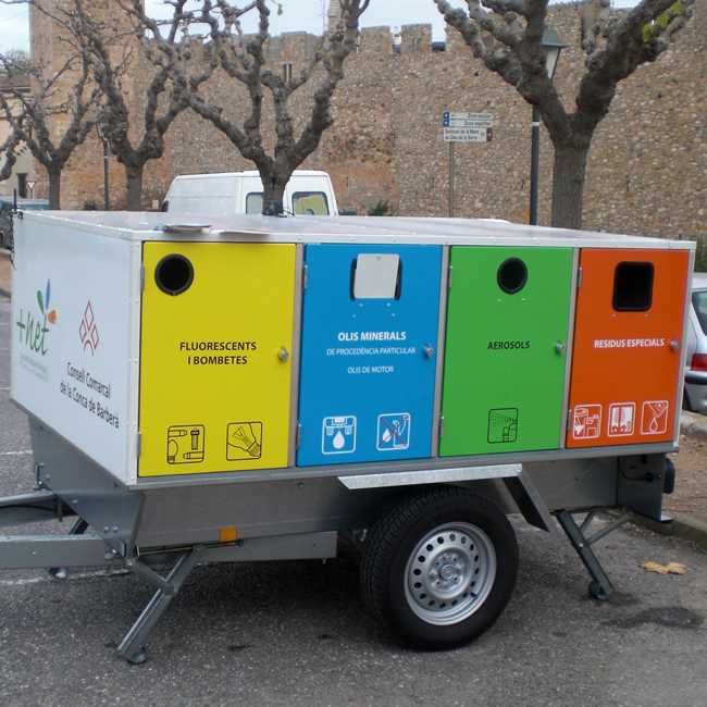 Posem en marxa una prova pilot per portar el reciclamòbil a les escoles de la comarca